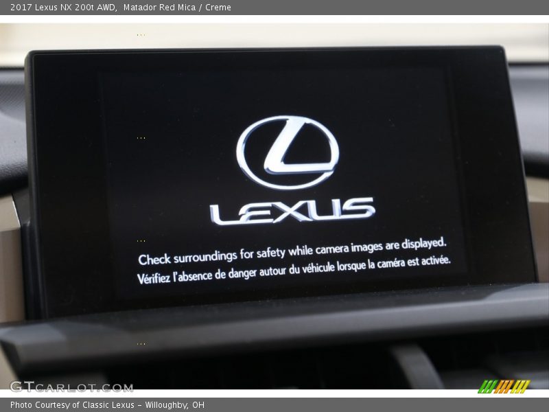 Matador Red Mica / Creme 2017 Lexus NX 200t AWD