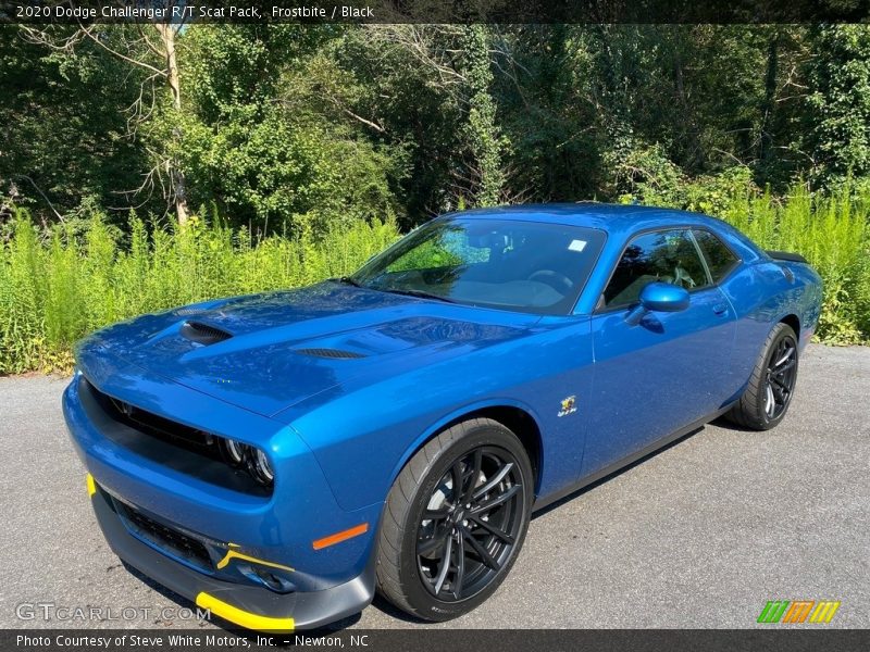 Frostbite / Black 2020 Dodge Challenger R/T Scat Pack