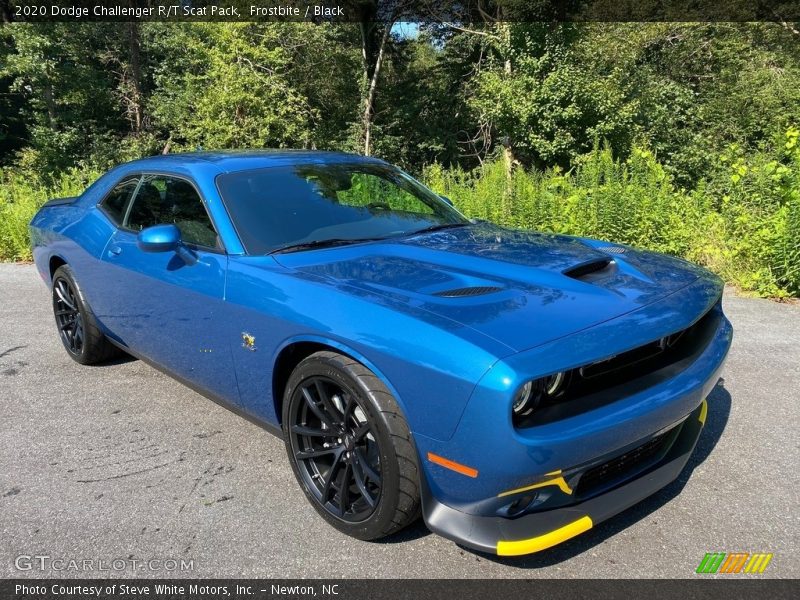 Frostbite / Black 2020 Dodge Challenger R/T Scat Pack