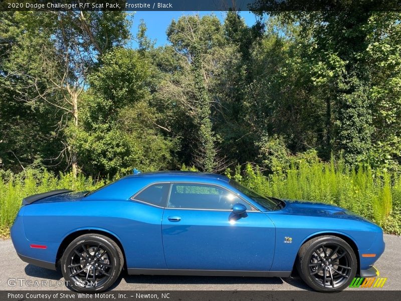 Frostbite / Black 2020 Dodge Challenger R/T Scat Pack