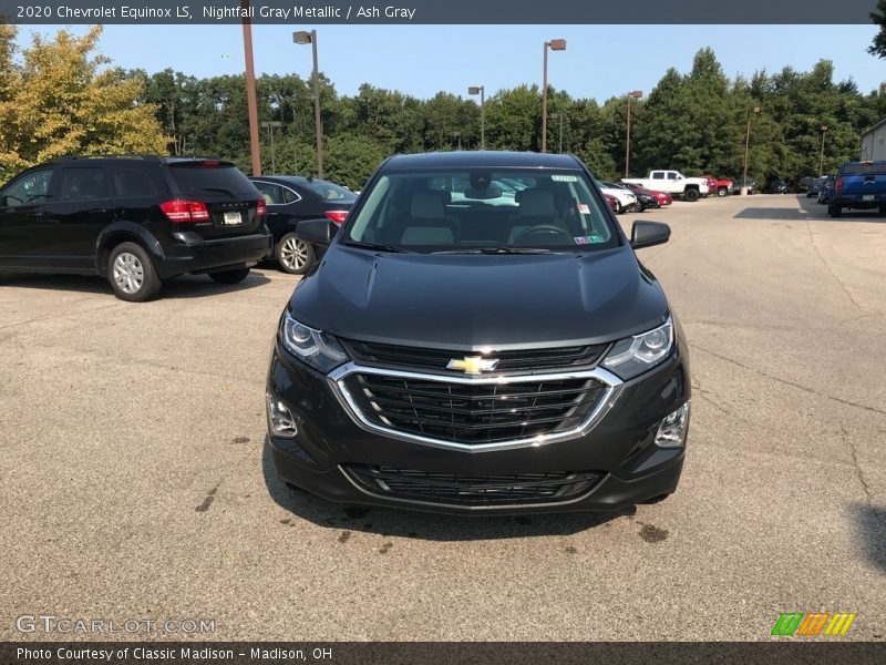 Nightfall Gray Metallic / Ash Gray 2020 Chevrolet Equinox LS