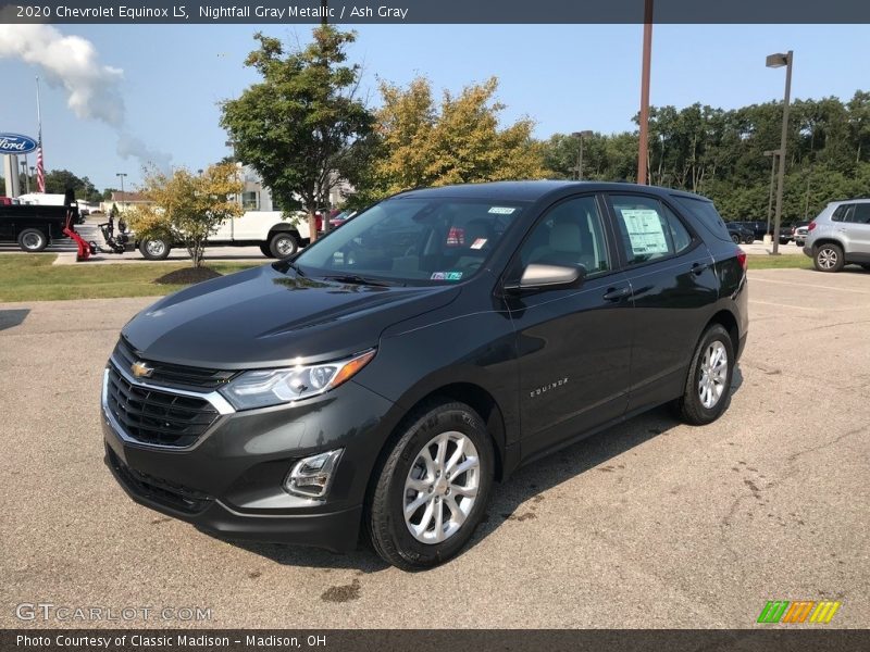 Nightfall Gray Metallic / Ash Gray 2020 Chevrolet Equinox LS
