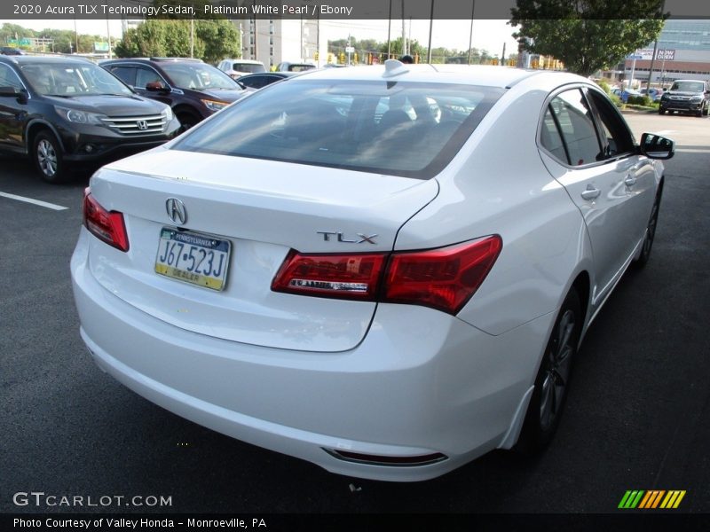 Platinum White Pearl / Ebony 2020 Acura TLX Technology Sedan