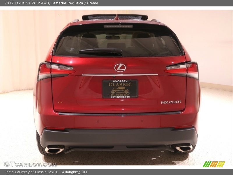Matador Red Mica / Creme 2017 Lexus NX 200t AWD