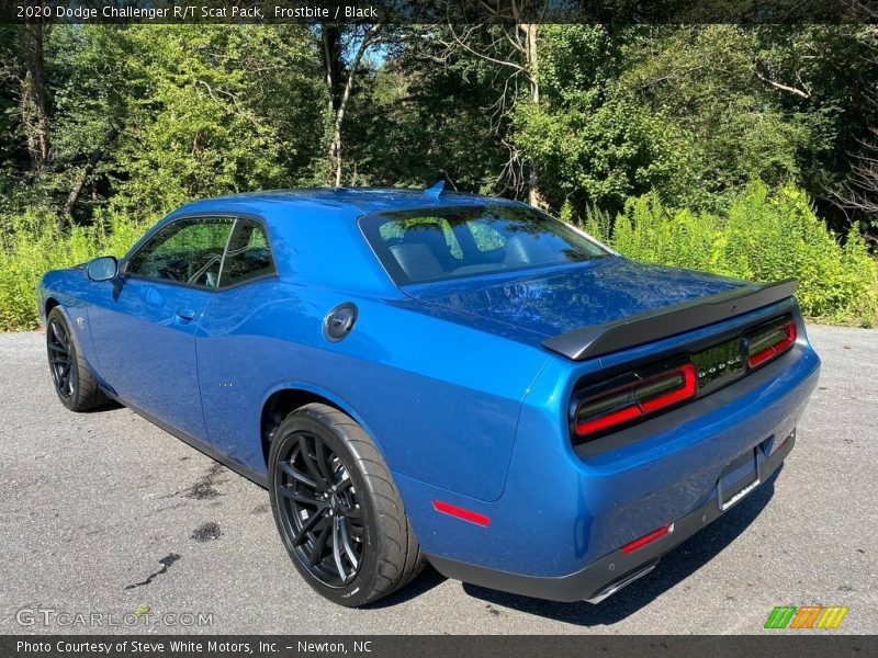 Frostbite / Black 2020 Dodge Challenger R/T Scat Pack