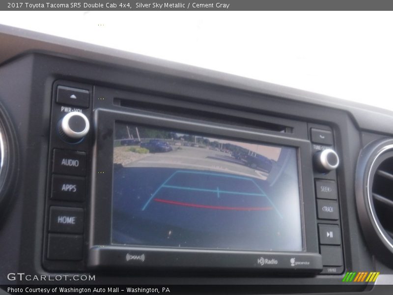 Silver Sky Metallic / Cement Gray 2017 Toyota Tacoma SR5 Double Cab 4x4
