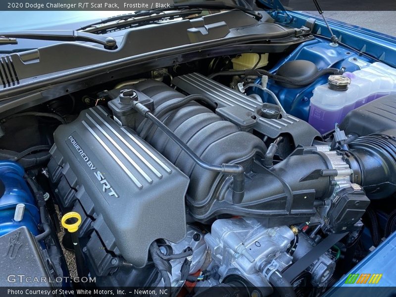 Frostbite / Black 2020 Dodge Challenger R/T Scat Pack