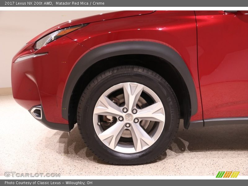 Matador Red Mica / Creme 2017 Lexus NX 200t AWD