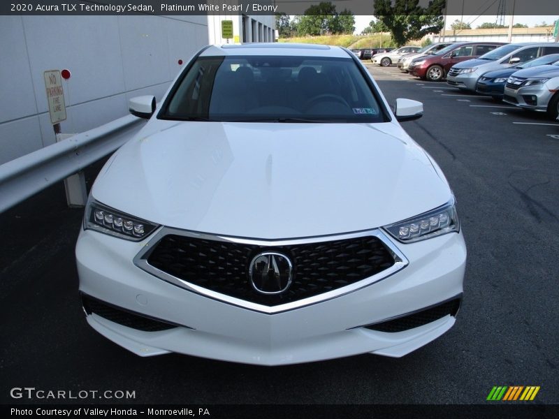 Platinum White Pearl / Ebony 2020 Acura TLX Technology Sedan