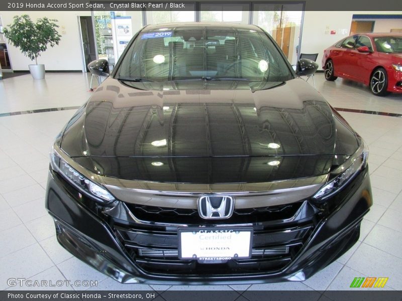 Crystal Black Pearl / Black 2019 Honda Accord Sport Sedan