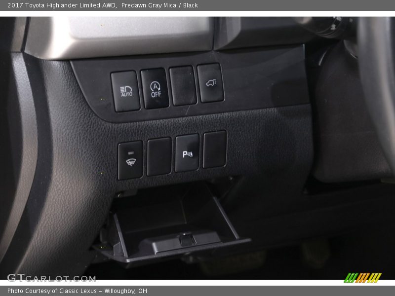 Predawn Gray Mica / Black 2017 Toyota Highlander Limited AWD
