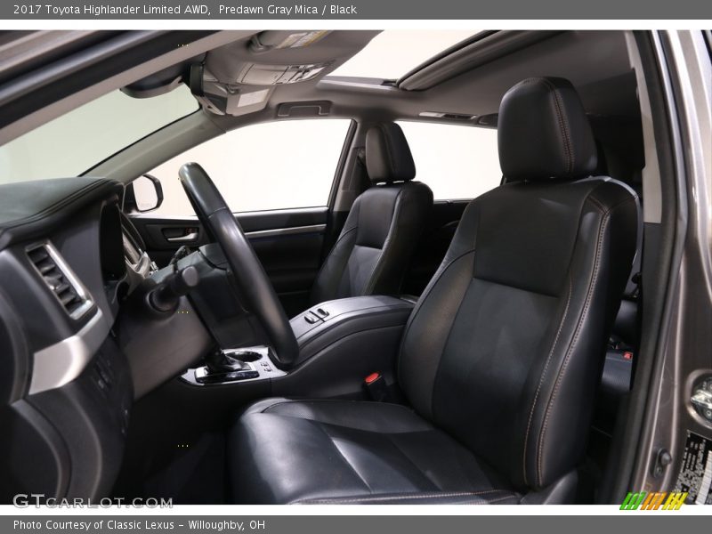 Predawn Gray Mica / Black 2017 Toyota Highlander Limited AWD