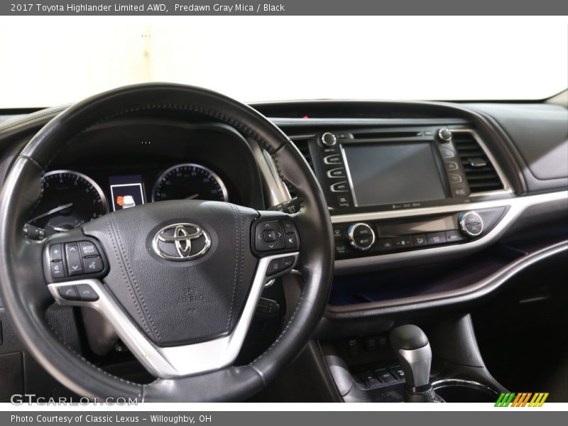 Predawn Gray Mica / Black 2017 Toyota Highlander Limited AWD