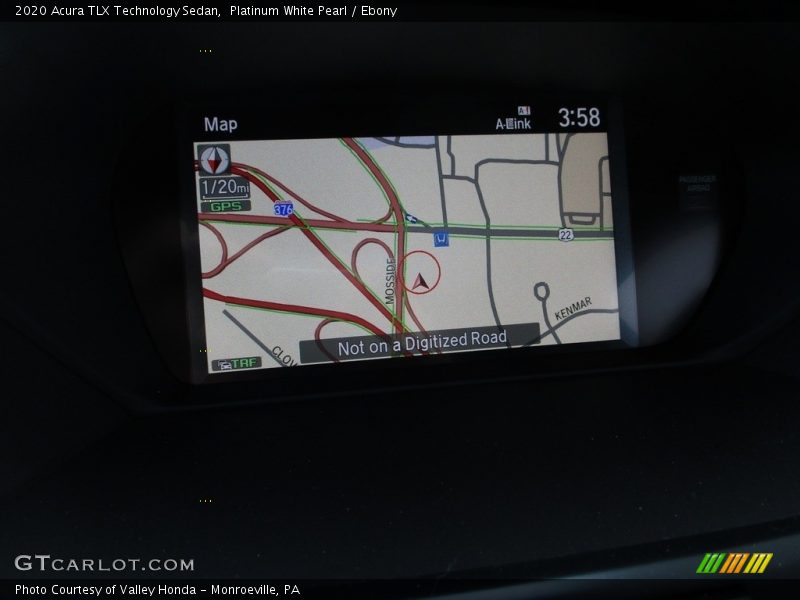 Navigation of 2020 TLX Technology Sedan