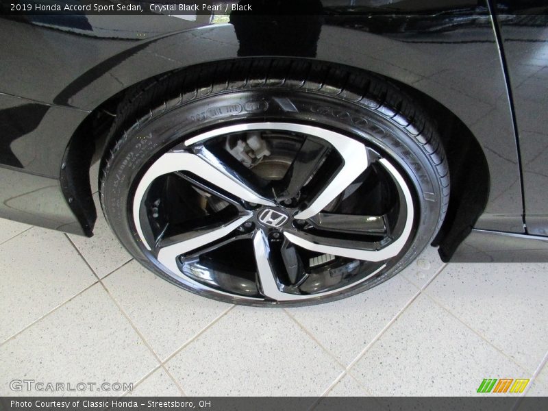 Crystal Black Pearl / Black 2019 Honda Accord Sport Sedan