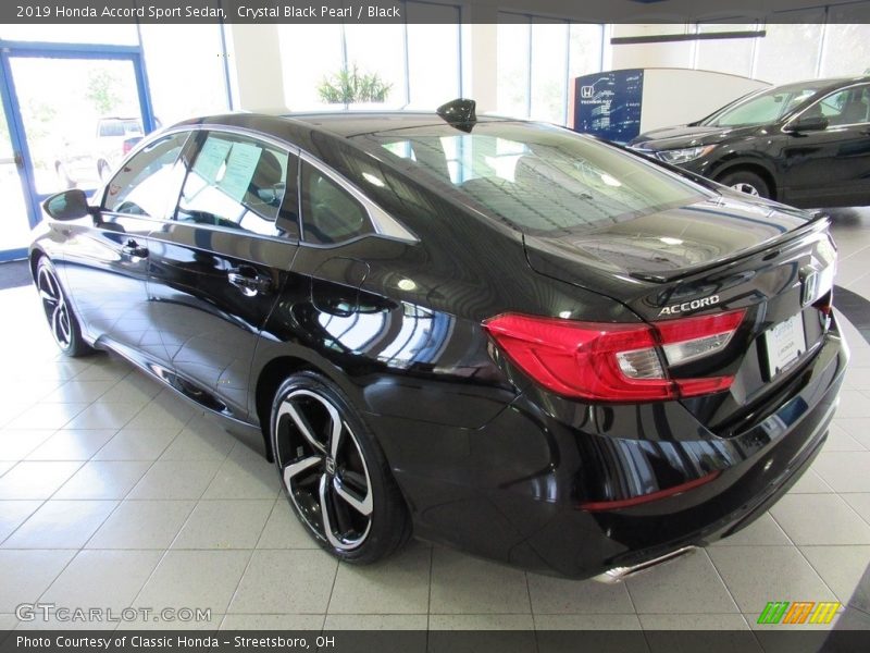 Crystal Black Pearl / Black 2019 Honda Accord Sport Sedan