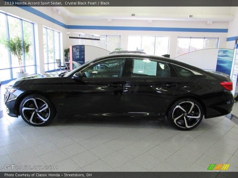 Crystal Black Pearl / Black 2019 Honda Accord Sport Sedan