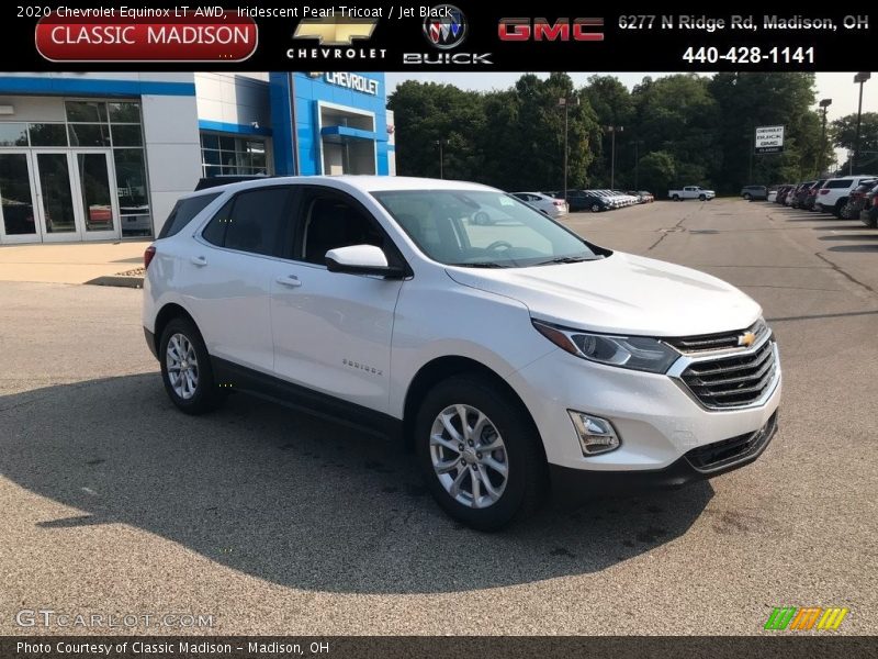 Iridescent Pearl Tricoat / Jet Black 2020 Chevrolet Equinox LT AWD