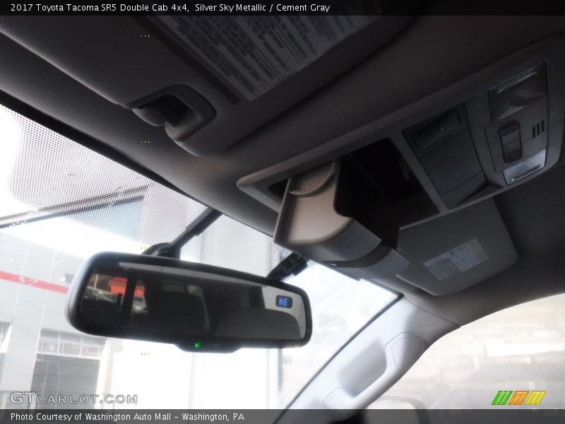 Silver Sky Metallic / Cement Gray 2017 Toyota Tacoma SR5 Double Cab 4x4