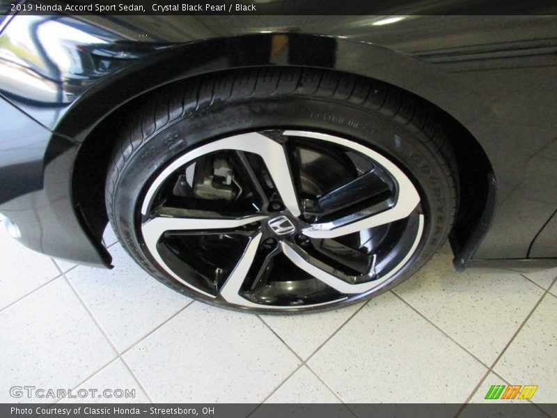 Crystal Black Pearl / Black 2019 Honda Accord Sport Sedan