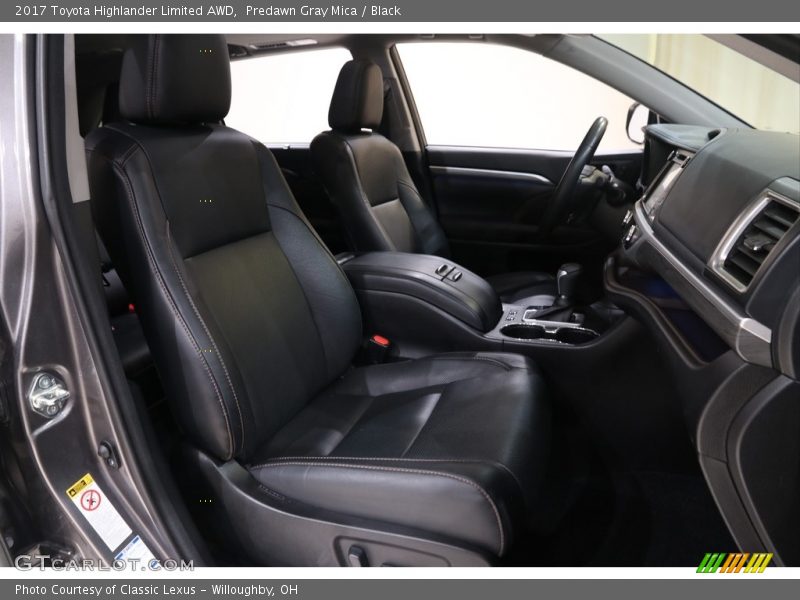 Predawn Gray Mica / Black 2017 Toyota Highlander Limited AWD