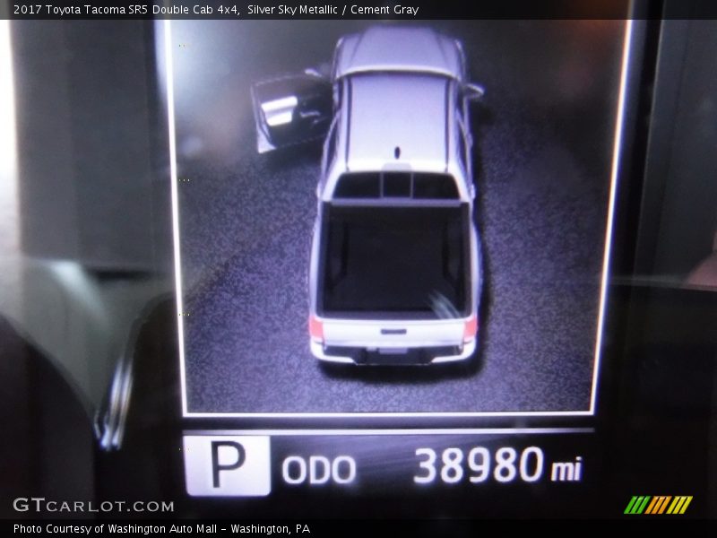 Silver Sky Metallic / Cement Gray 2017 Toyota Tacoma SR5 Double Cab 4x4