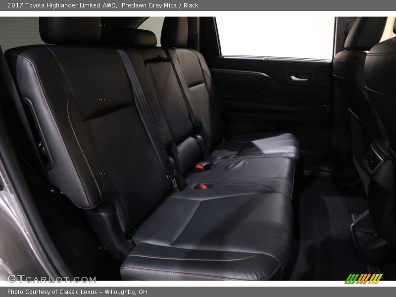 Predawn Gray Mica / Black 2017 Toyota Highlander Limited AWD