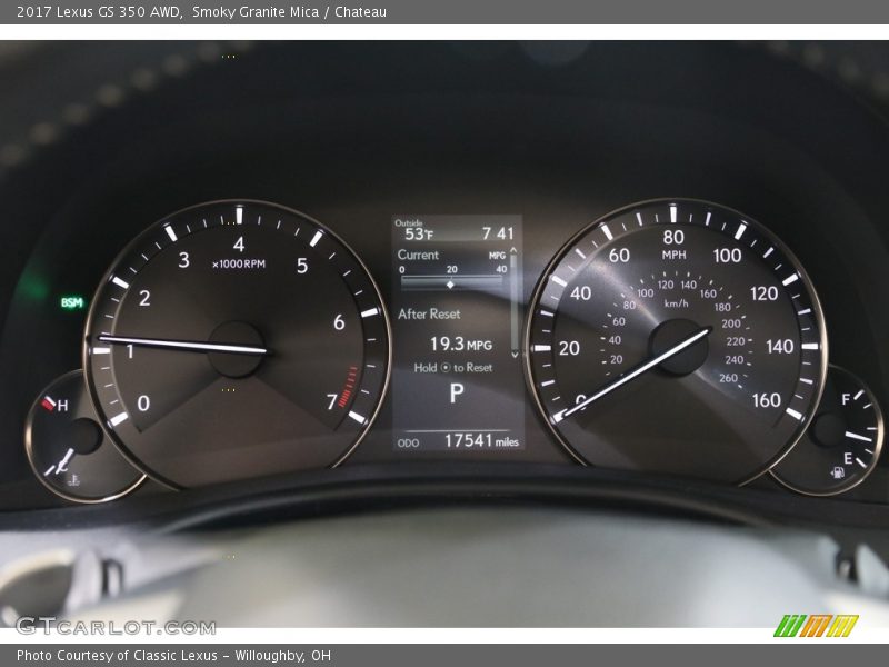 Smoky Granite Mica / Chateau 2017 Lexus GS 350 AWD