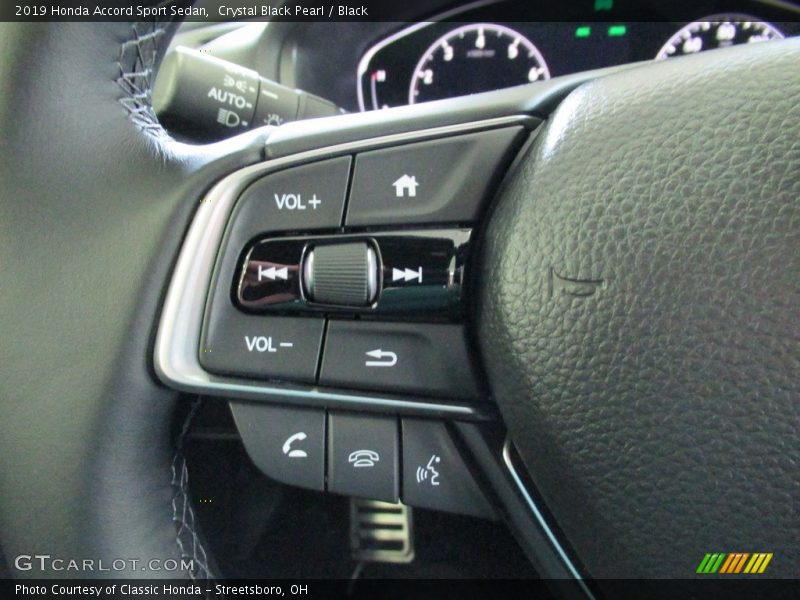 Crystal Black Pearl / Black 2019 Honda Accord Sport Sedan