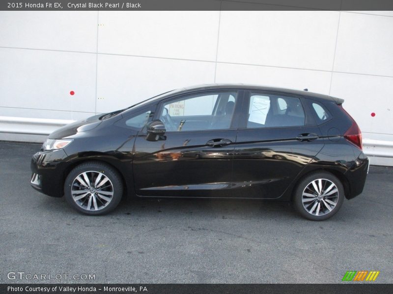 Crystal Black Pearl / Black 2015 Honda Fit EX