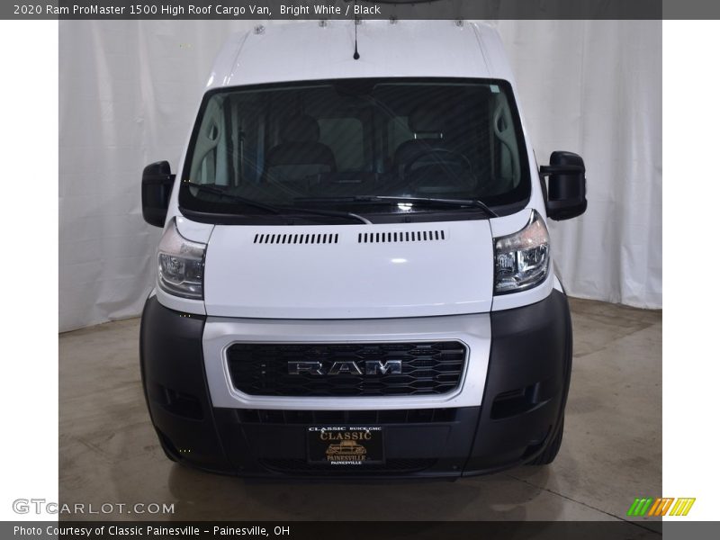 Bright White / Black 2020 Ram ProMaster 1500 High Roof Cargo Van