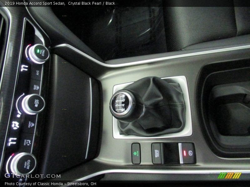 Crystal Black Pearl / Black 2019 Honda Accord Sport Sedan