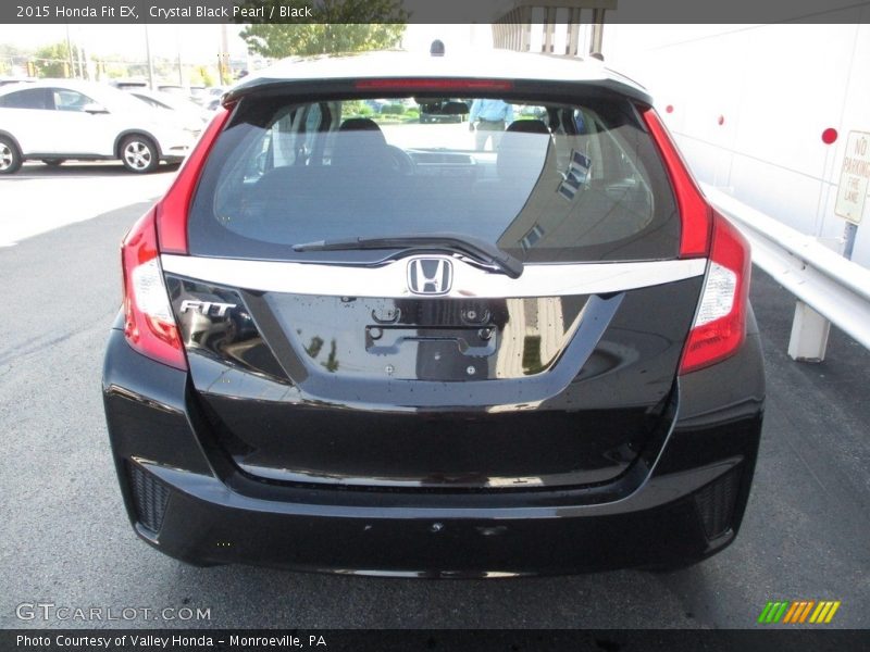 Crystal Black Pearl / Black 2015 Honda Fit EX