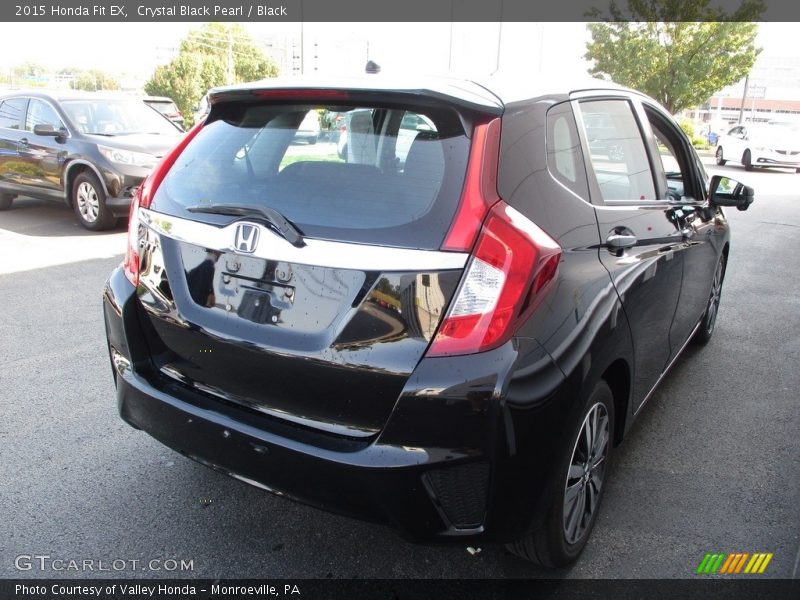 Crystal Black Pearl / Black 2015 Honda Fit EX