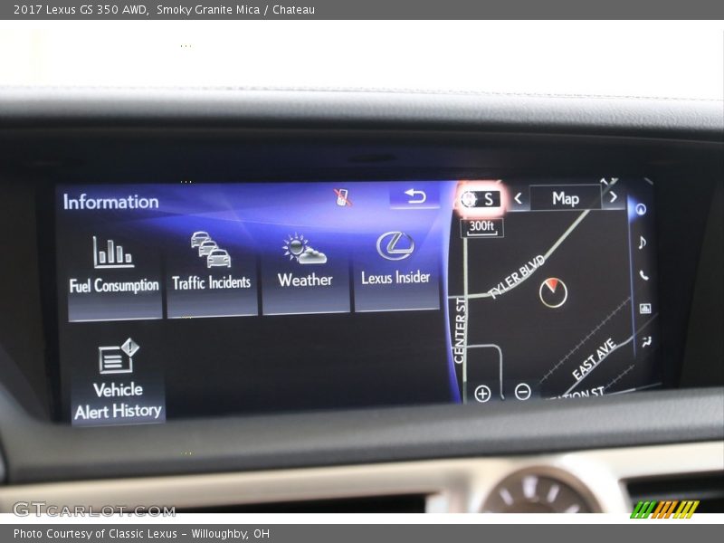 Smoky Granite Mica / Chateau 2017 Lexus GS 350 AWD