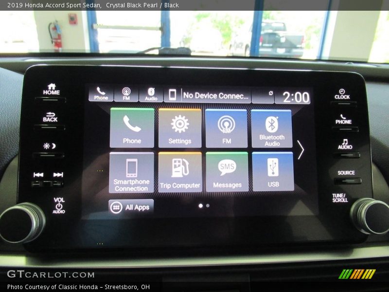 Crystal Black Pearl / Black 2019 Honda Accord Sport Sedan