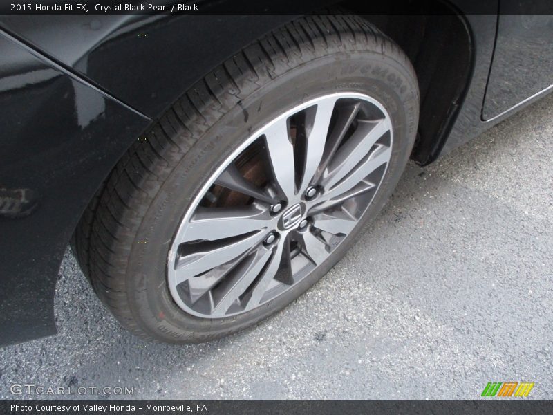 Crystal Black Pearl / Black 2015 Honda Fit EX