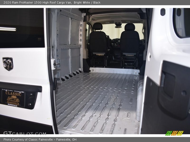 Bright White / Black 2020 Ram ProMaster 1500 High Roof Cargo Van