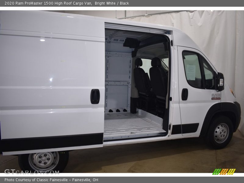 Bright White / Black 2020 Ram ProMaster 1500 High Roof Cargo Van