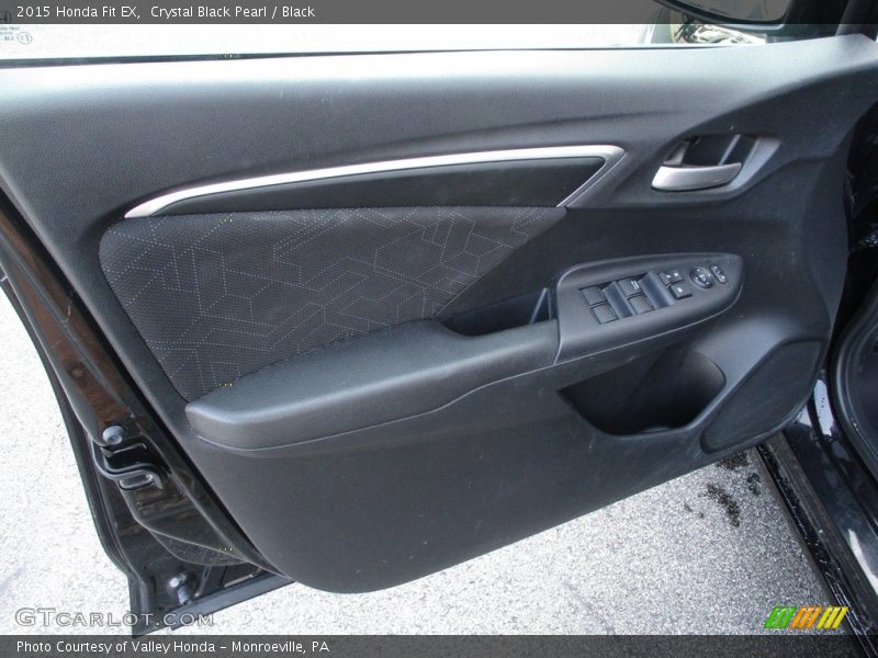 Crystal Black Pearl / Black 2015 Honda Fit EX