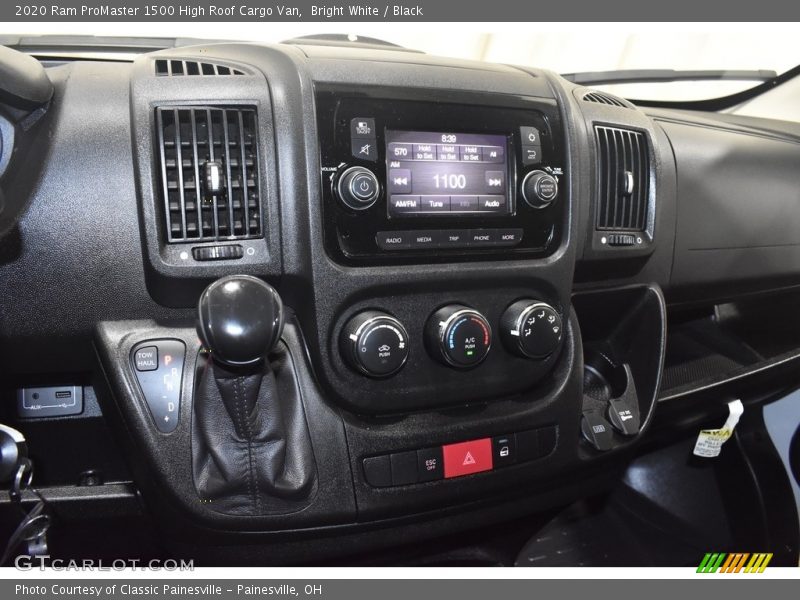 Bright White / Black 2020 Ram ProMaster 1500 High Roof Cargo Van