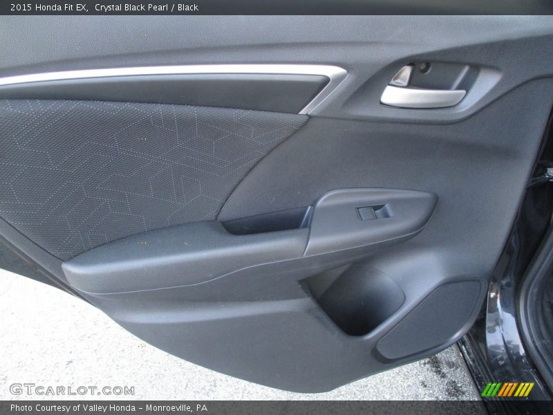 Crystal Black Pearl / Black 2015 Honda Fit EX