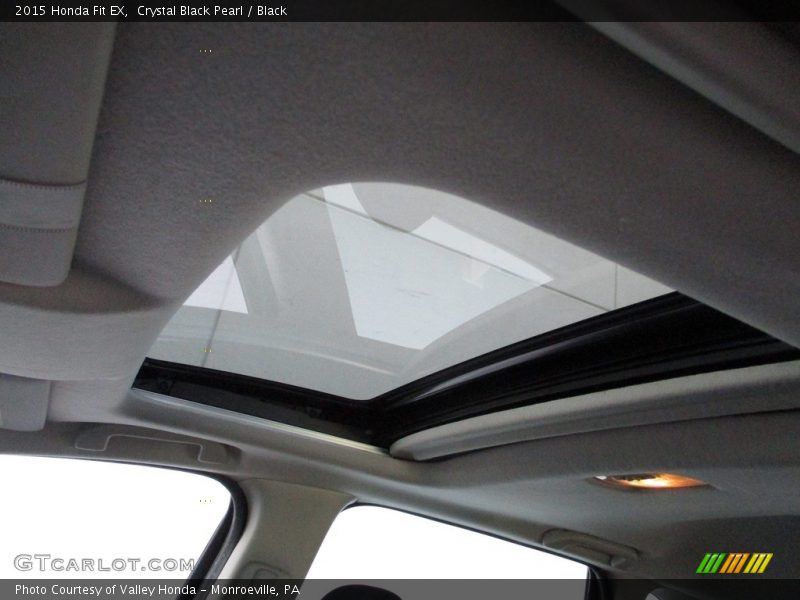 Crystal Black Pearl / Black 2015 Honda Fit EX