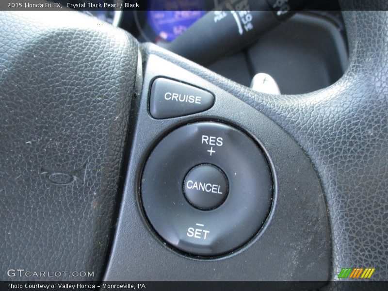 Crystal Black Pearl / Black 2015 Honda Fit EX