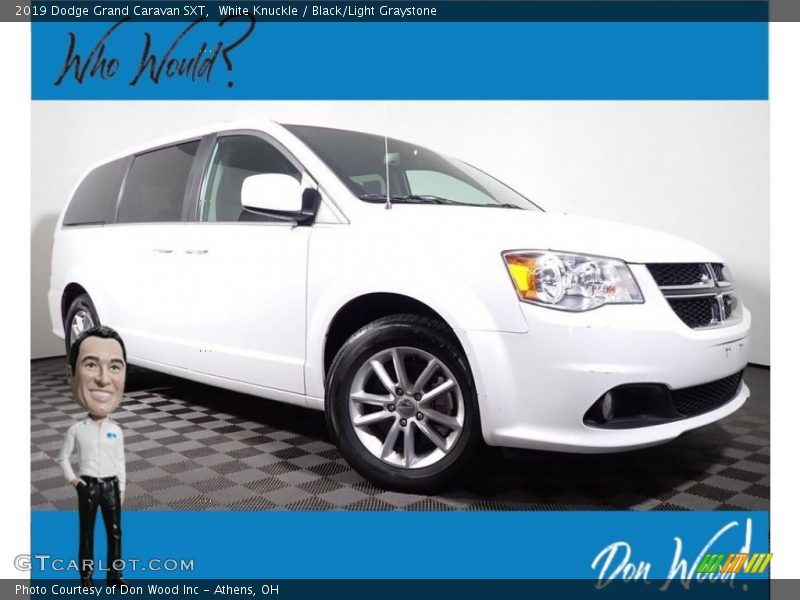 White Knuckle / Black/Light Graystone 2019 Dodge Grand Caravan SXT