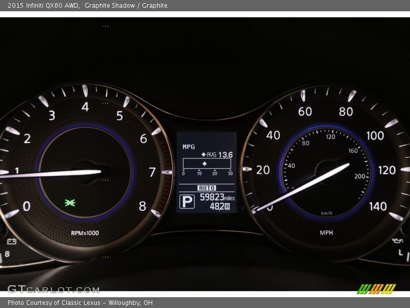  2015 QX80 AWD AWD Gauges
