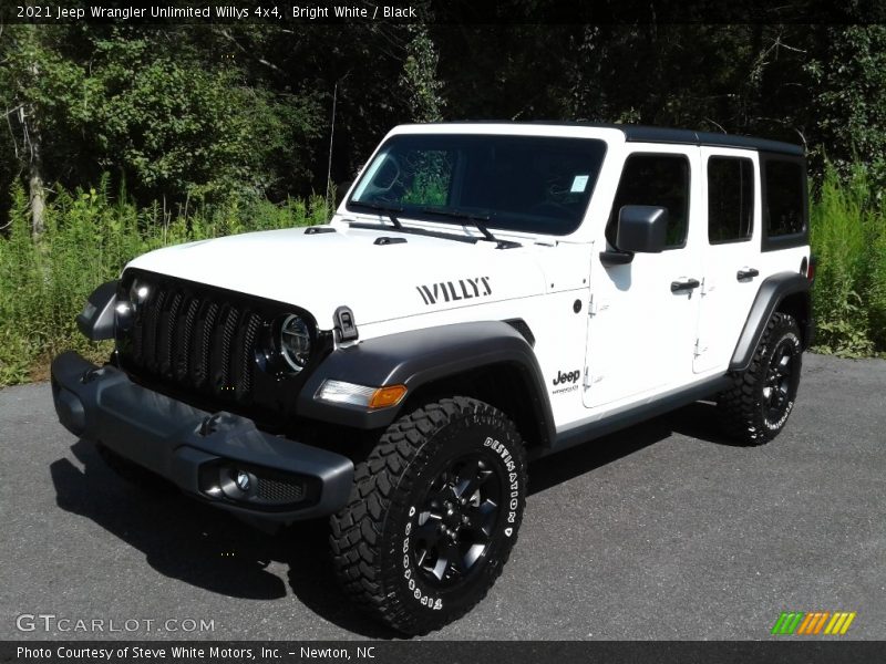 Bright White / Black 2021 Jeep Wrangler Unlimited Willys 4x4