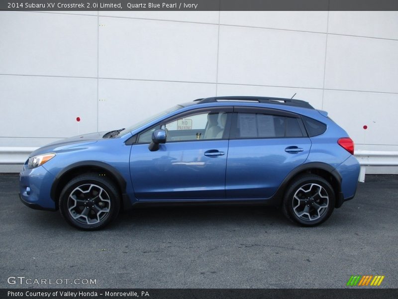 Quartz Blue Pearl / Ivory 2014 Subaru XV Crosstrek 2.0i Limited