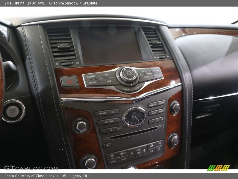 Controls of 2015 QX80 AWD