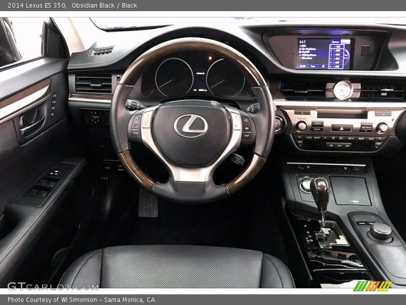 Obsidian Black / Black 2014 Lexus ES 350